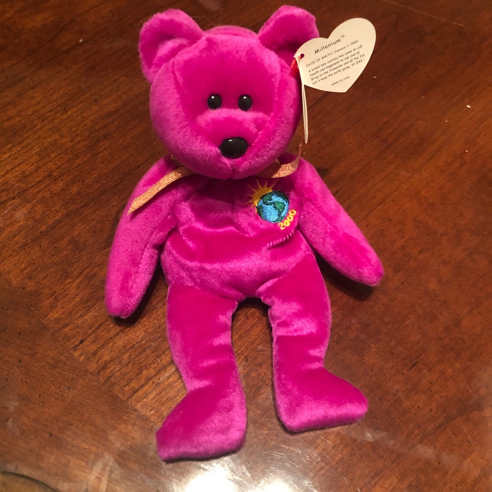 2/$15 Ty Beanie Babies - “Millennium”